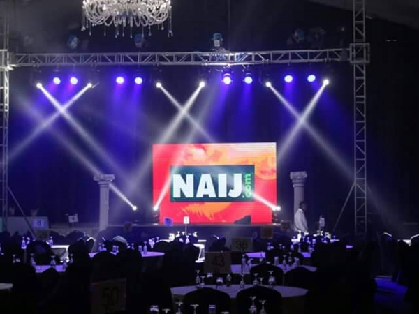 Indoor P4.81 LED Screen  Location: Lagos Nigeria  Size: 4x2m